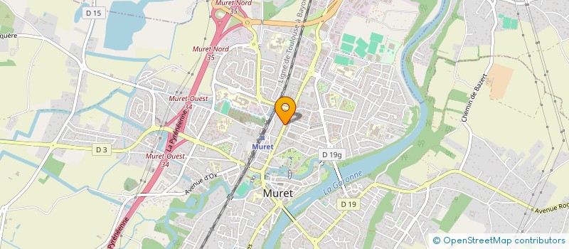 localisation de l'entreprise MONSIEUR CLEMENT BARONCHELLI  MURET