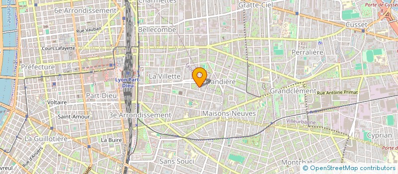 localisation de l'entreprise MONSIEUR CLEMENT BAROU  LYON