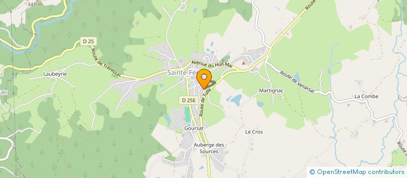 localisation de l'entreprise MONSIEUR CLEMENT BARRET  SAINTE FEREOLE