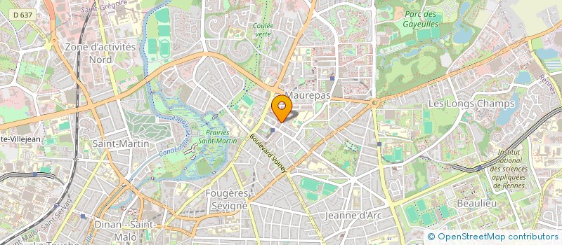 localisation de l'entreprise MONSIEUR CLEMENT BARRET  RENNES