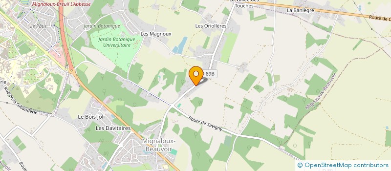 localisation de l'entreprise MONSIEUR CLEMENT BARRICAULT  MIGNALOUX-BEAUVOIR