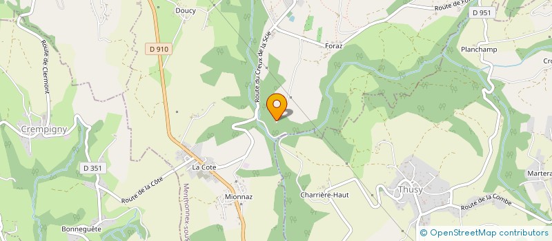 localisation de l'entreprise MONSIEUR CLEMENT BARRIOZ  MENTHONNEX-SOUS-CLERMONT