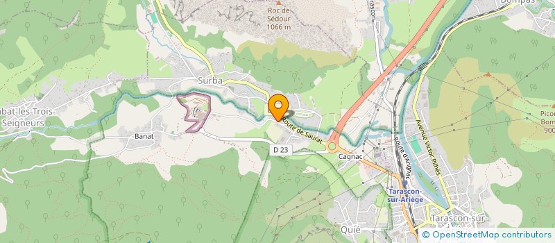 localisation de l'entreprise MONSIEUR CLEMENT BARROSO à TARASCON-SUR-ARIEGE