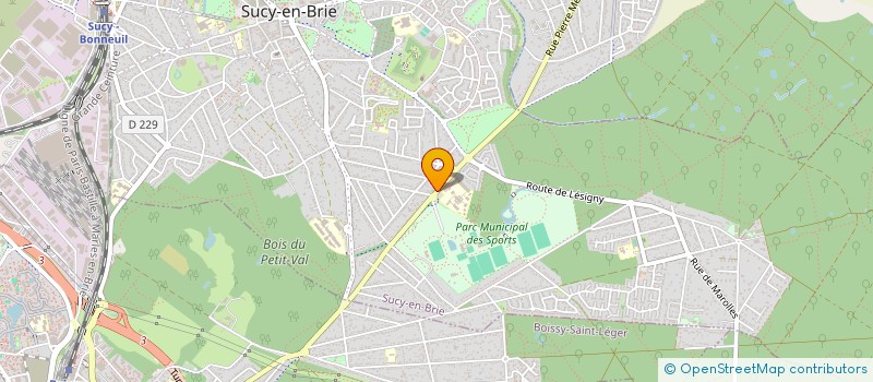 localisation de l'entreprise MONSIEUR CLEMENT BARROUILLET  SUCY-EN-BRIE