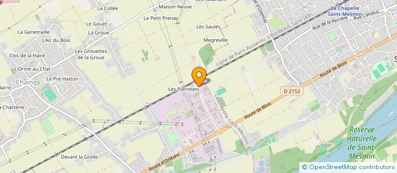 localisation de l'entreprise MONSIEUR CLEMENT BAUD  CHAINGY