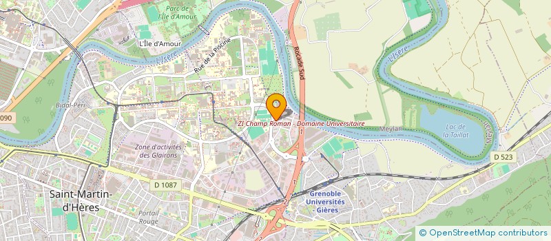 localisation de l'entreprise MONSIEUR CLEMENT BAUDUCCO  GIERES