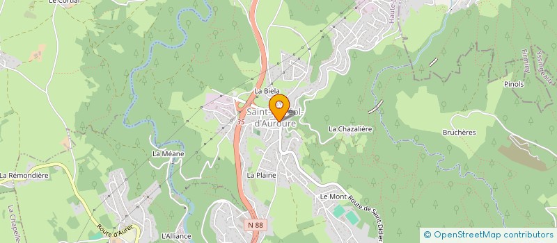 localisation de l'entreprise MONSIEUR CLEMENT BEAL  SAINT-FERREOL-D AUROURE