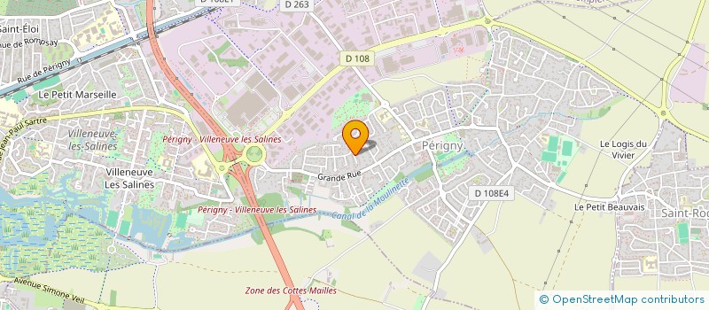 localisation de l'entreprise MONSIEUR CLEMENT BEAURAIN  PERIGNY