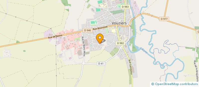 localisation de l'entreprise MONSIEUR CLEMENT BECKER  VOUZIERS