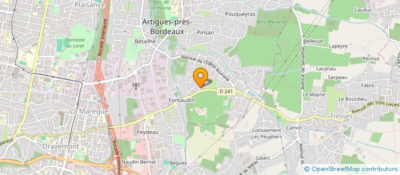 localisation de l'entreprise MONSIEUR CLEMENT BEDOCHAUD à ARTIGUES-PRES-BORDEAUX