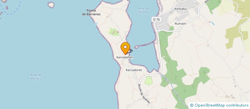 localisation de l'entreprise MONSIEUR CLEMENT BELLEIL  PLOUEZOC'H