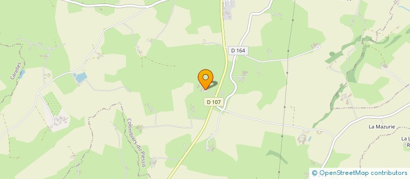 localisation de l'entreprise MONSIEUR CLEMENT BELLOIR  COLOMBIERS-DU-PLESSIS