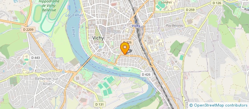 localisation de l'entreprise MONSIEUR CLEMENT BENARD à VICHY