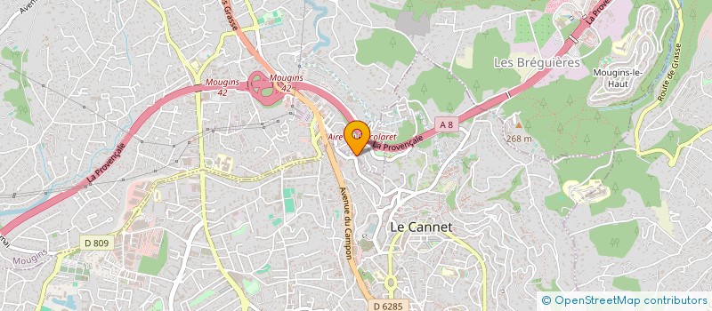 localisation de l'entreprise MONSIEUR CLEMENT BENARD  MOUGINS