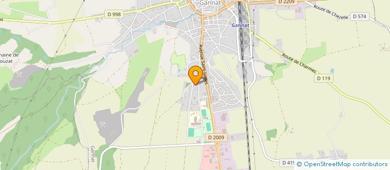 localisation de l'entreprise MONSIEUR CLEMENT BENCHEREAU  GANNAT