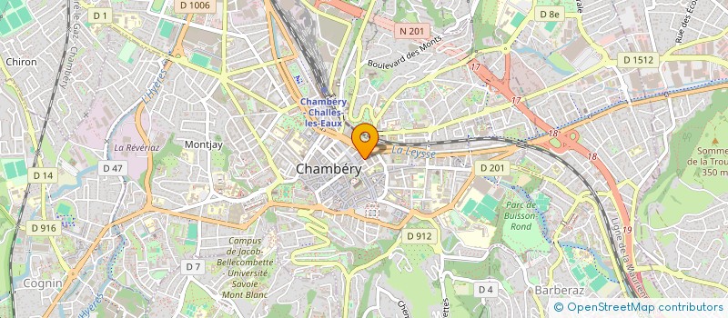 localisation de l'entreprise MONSIEUR CLEMENT BENELBAZ  CHAMBERY