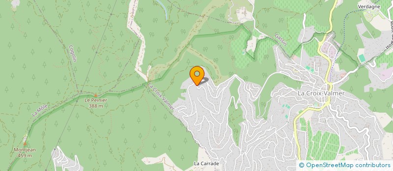 localisation de l'entreprise MONSIEUR CLEMENT BENOIT  LA CROIX-VALMER