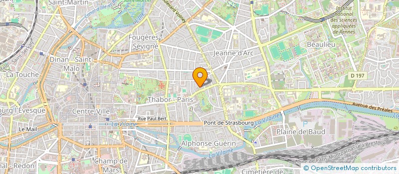 localisation de l'entreprise MONSIEUR CLEMENT BENOIT  RENNES