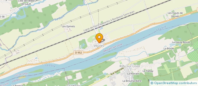 localisation de l'entreprise MONSIEUR CLEMENT BERAUD  VEUZAIN-SUR-LOIRE