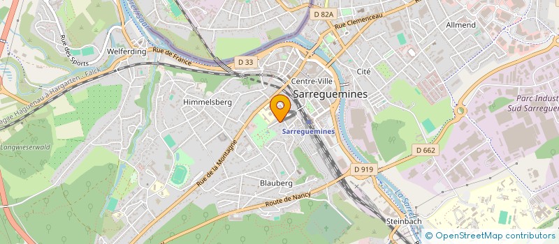 localisation de l'entreprise MONSIEUR CLEMENT BERGANTZ à SARREGUEMINES