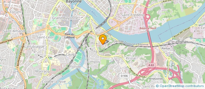 localisation de l'entreprise MONSIEUR CLEMENT BERGE à BAYONNE