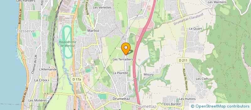 localisation de l'entreprise MONSIEUR CLEMENT BERMOND  DRUMETTAZ-CLARAFOND