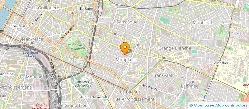 localisation de l'entreprise MONSIEUR CLEMENT BERNARD  LYON