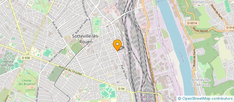 localisation de l'entreprise MONSIEUR CLEMENT BERNARD  SOTTEVILLE-LES-ROUEN