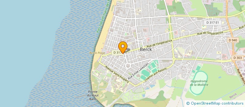 localisation de l'entreprise MONSIEUR CLEMENT BERQUER  BERCK