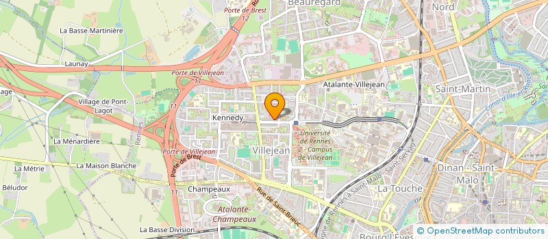 localisation de l'entreprise MONSIEUR CLEMENT BERTHE  RENNES