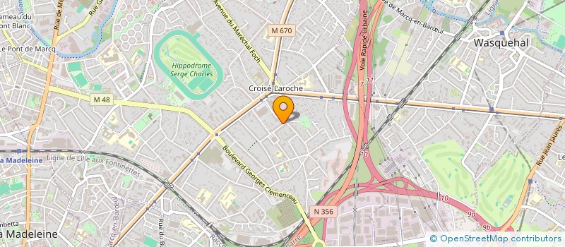 localisation de l'entreprise MONSIEUR CLEMENT BERTROU à MARCQ-EN-BARŒUL