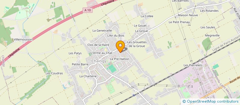 localisation de l'entreprise MONSIEUR CLEMENT BEUDOT à CHAINGY
