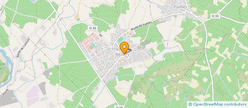 localisation de l'entreprise MONSIEUR CLEMENT BEZ  THEZAN-LES-BEZIERS