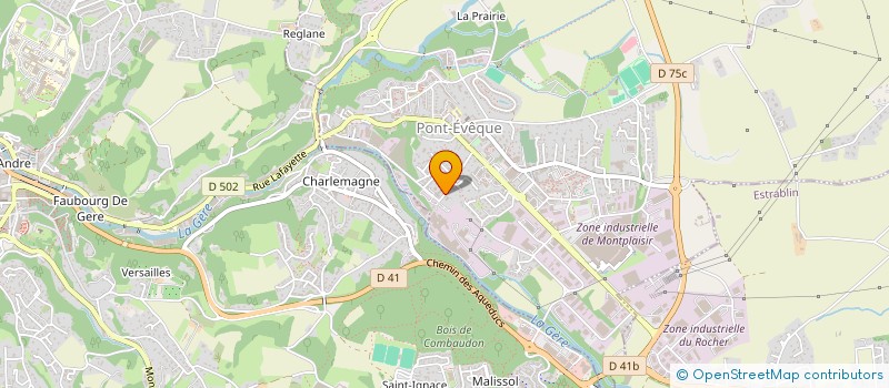 localisation de l'entreprise MONSIEUR CLEMENT BIDON  PONT-EVEQUE