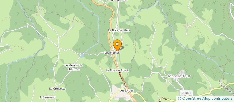 localisation de l'entreprise MONSIEUR CLEMENT BIEDA  LADIGNAC SUR RONDELLES