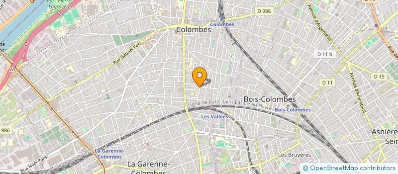 localisation de l'entreprise MONSIEUR CLEMENT BINDER à COLOMBES