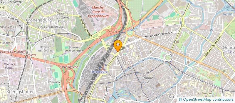 localisation de l'entreprise MONSIEUR CLEMENT BIRCKEL  STRASBOURG