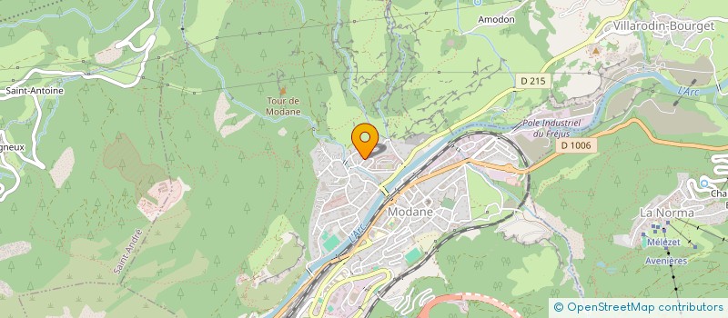 localisation de l'entreprise MONSIEUR CLEMENT BISSARDON  MODANE