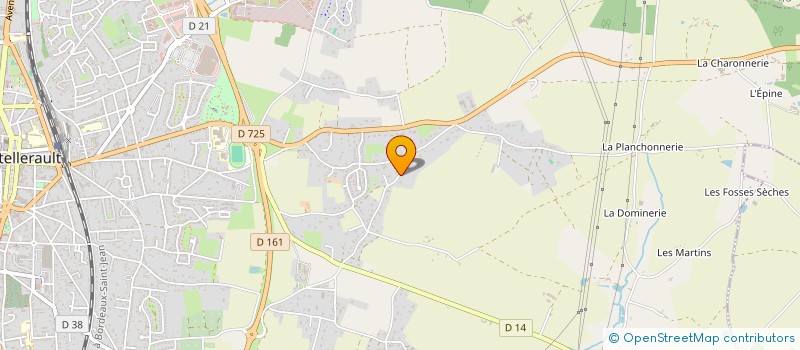 localisation de l'entreprise MONSIEUR CLEMENT BLANCHARD  LA ROCHE-POSAY