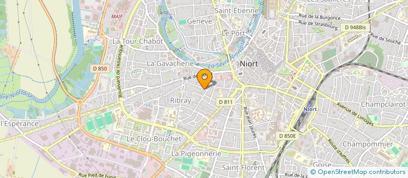 localisation de l'entreprise MONSIEUR CLEMENT BLANQUET DU CHAYLA à NIORT