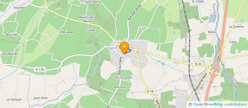 localisation de l'entreprise MONSIEUR CLEMENT BLUTEAU  SAINT-LAURENT-SUR-SEVRE