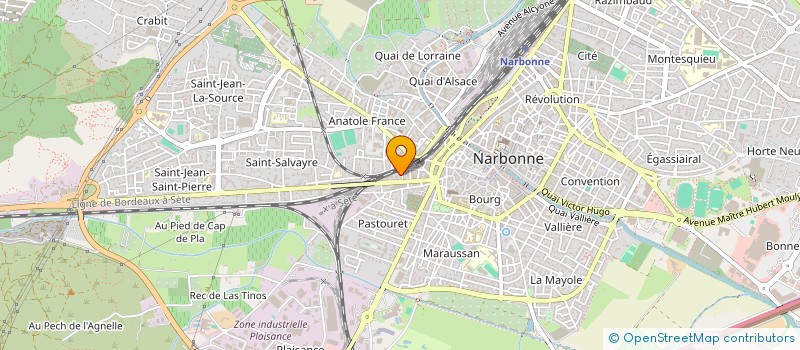 localisation de l'entreprise MONSIEUR CLEMENT BODINEL  NARBONNE