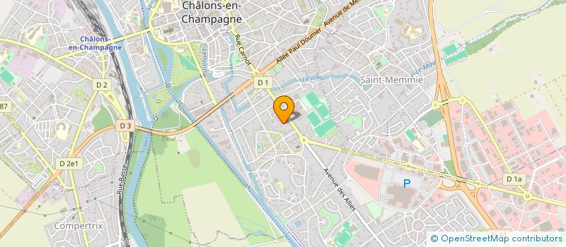 localisation de l'entreprise MONSIEUR CLEMENT BODOT à CHALONS-EN-CHAMPAGNE