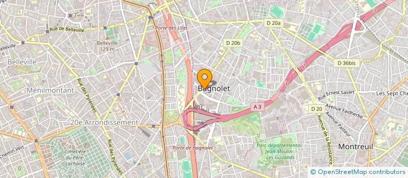 localisation de l'entreprise MONSIEUR CLEMENT BOECHER à BAGNOLET