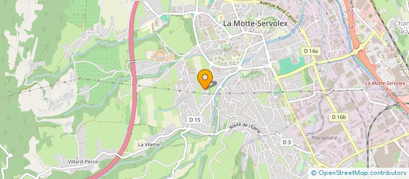 localisation de l'entreprise MONSIEUR CLEMENT BOGEY  LA MOTTE-SERVOLEX