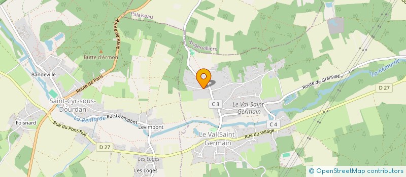 localisation de l'entreprise MONSIEUR CLEMENT BOIDEVAIX  LE VAL-SAINT-GERMAIN