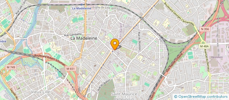 localisation de l'entreprise MONSIEUR CLEMENT BOIDIN à MARCQ-EN-BARŒUL