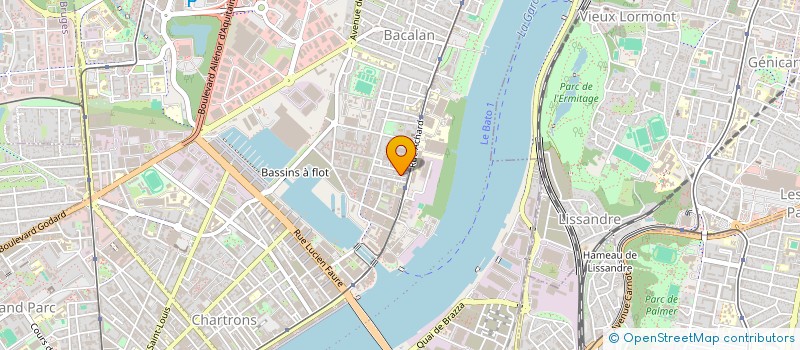 localisation de l'entreprise MONSIEUR CLEMENT BOLLEAU  BORDEAUX