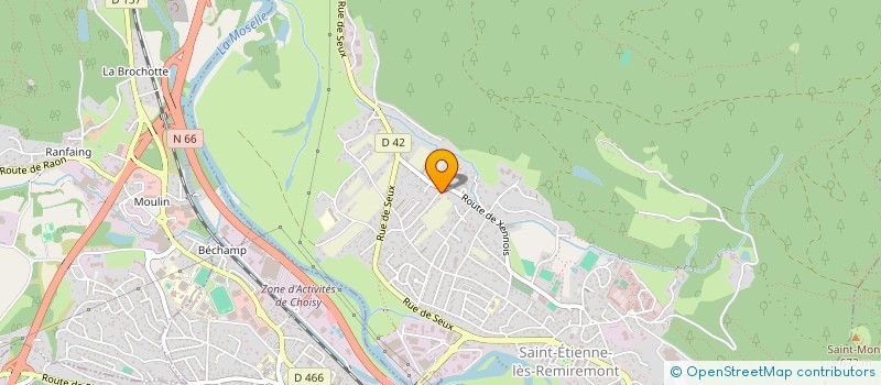 localisation de l'entreprise MONSIEUR CLEMENT BOMBARDE  SAINT-ETIENNE-LES-REMIREMONT