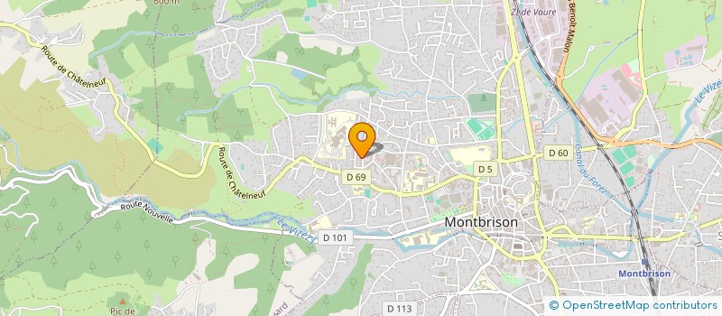 localisation de l'entreprise MONSIEUR CLEMENT BONFILS  MONTBRISON